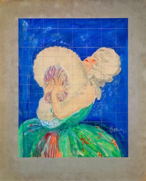 Esquisse publicitaire : Poudre de Luzy