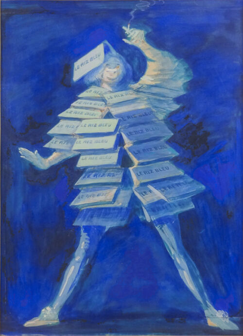 Esquisse publicitaire : Riz Bleu (Le)