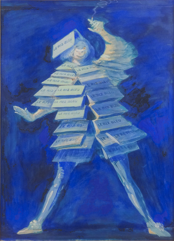 Esquisse publicitaire : Riz Bleu (Le)