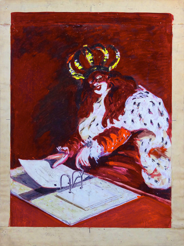 Esquisse publicitaire : Roi des Classeurs (Le)