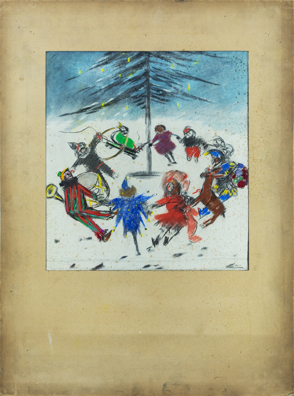 Advertising sketch: Christmas Round