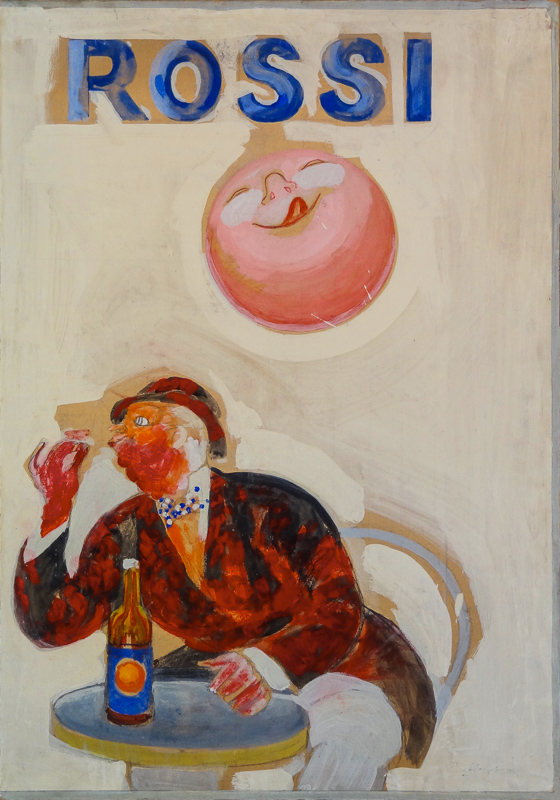 Advertising sketch: Rossi