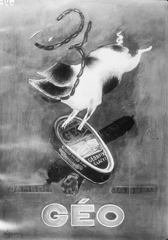 Advertising sketch: Saucisson Mireille