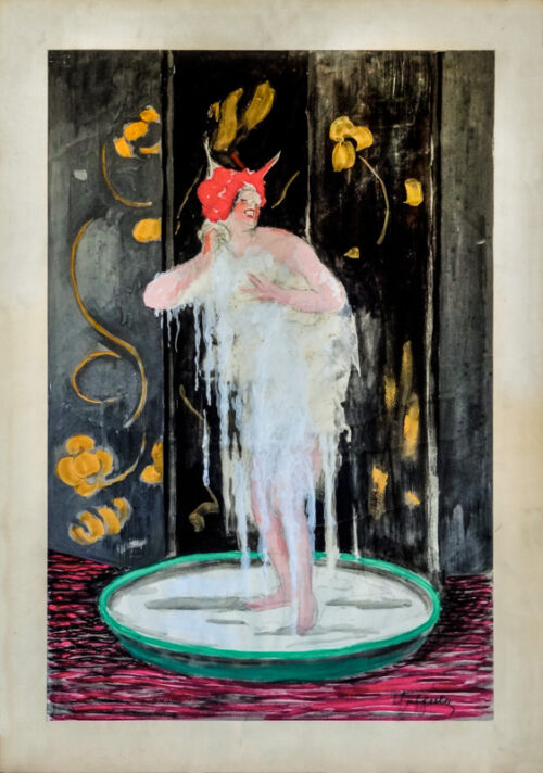 Esquisse publicitaire : Savon