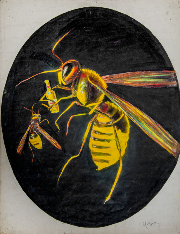 Advertising sketch: Suc Abeille