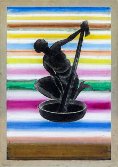 Esquisse publicitaire : Teinture