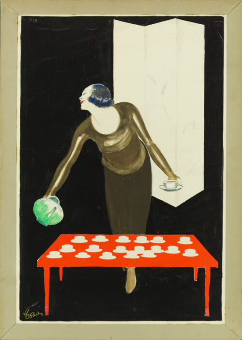 Esquisse publicitaire : Thé d'oranger