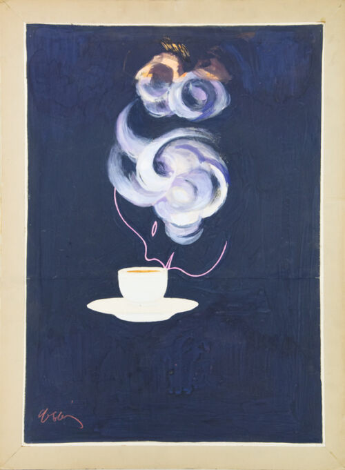 Esquisse publicitaire : Thé (Romero)