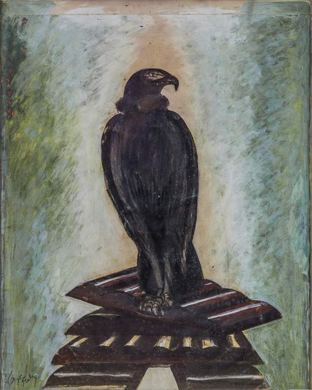 1927 - An eagle is perched on Toblerone bars. - Leonetto Cappiello