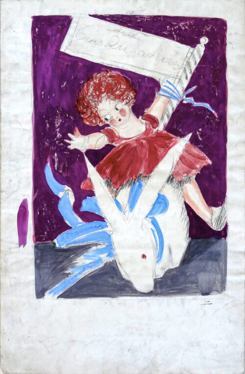 Esquisse publicitaire : Trois Quartiers (Aux)