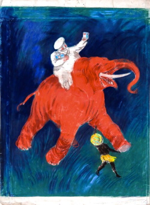 Esquisse publicitaire : Végétaline