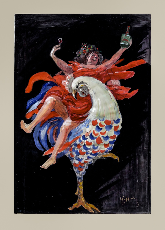 Advertising sketch photo: Vermouth