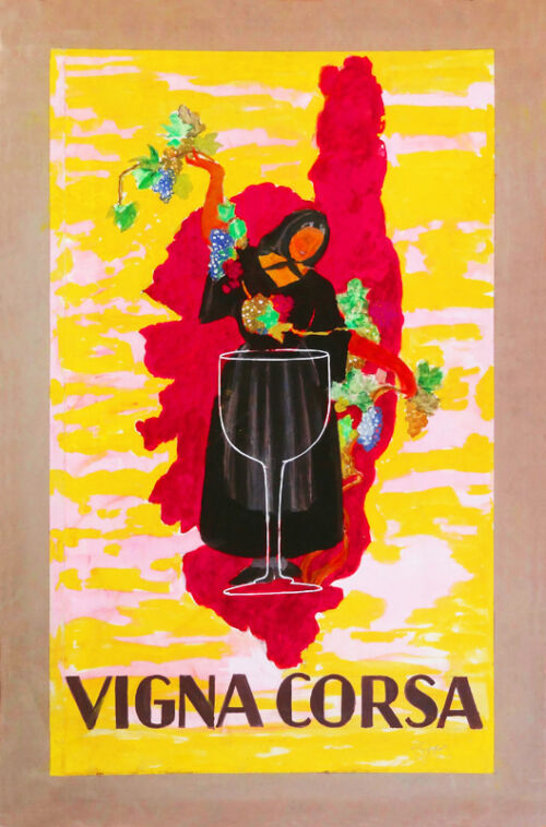 Esquisse publicitaire : Vigna Corsa