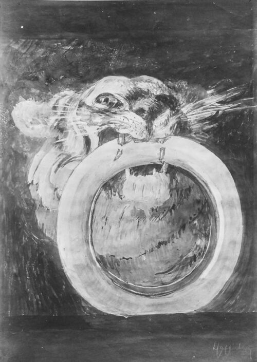 1929 - Même les dents d'un tigre ne peuvent traverser le pneu Vigor.