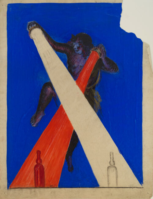 Esquisse publicitaire : Vin