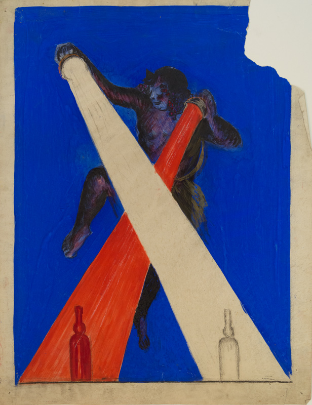 Advertising sketch: Asti wine