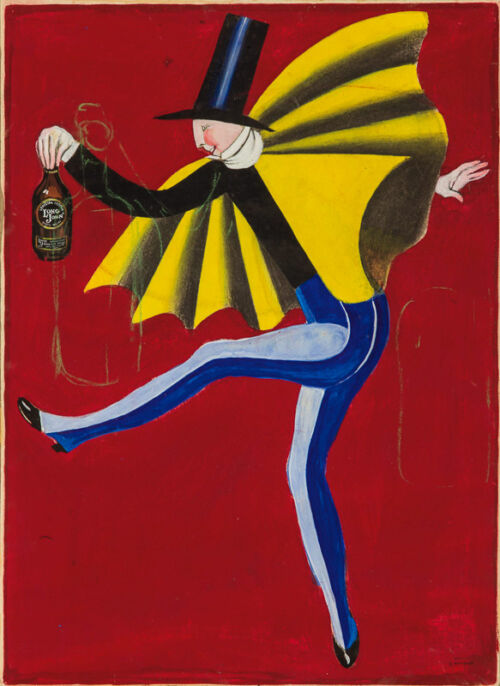 Esquisse publicitaire : Whisky Long John