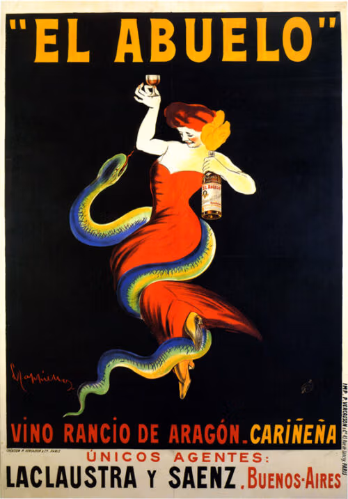 Lithographie publicitaire : Abuelo (El)