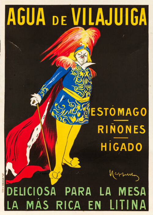 Lithographie publicitaire : Agua de Vilajuiga