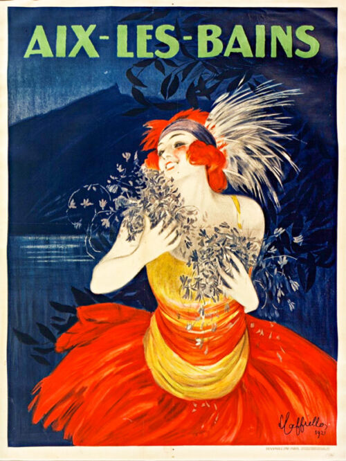 Lithographie publicitaire : Aix-les-Bains