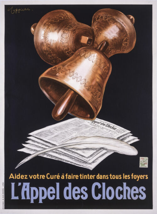 Lithographie publicitaire : Appel des Cloches (L')