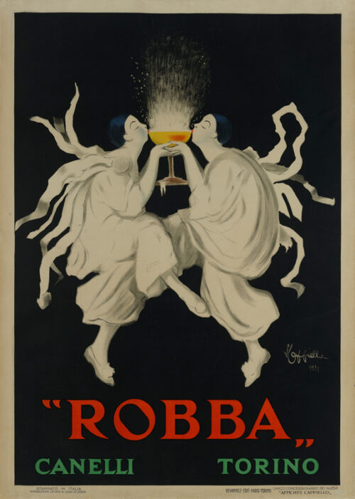 Lithographie publicitaire : Asti "Robba"