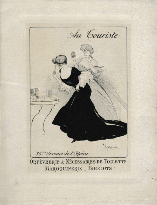 Lithographie publicitaire : Au Touriste