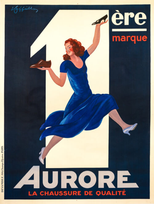 Lithographie publicitaire : Aurore