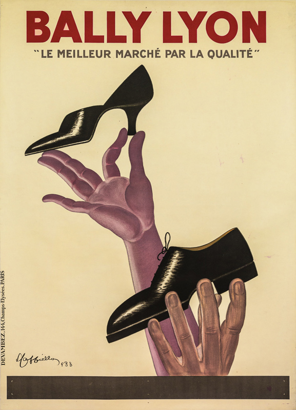 Lithographie publicitaire : Bally Lyon