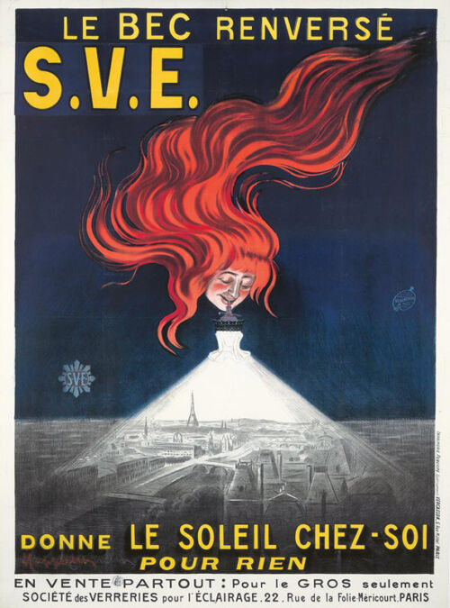 Lithographie publicitaire : Bec Renversé Mars (Le)