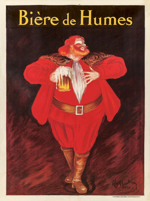 Lithographie publicitaire : Bière de Humes