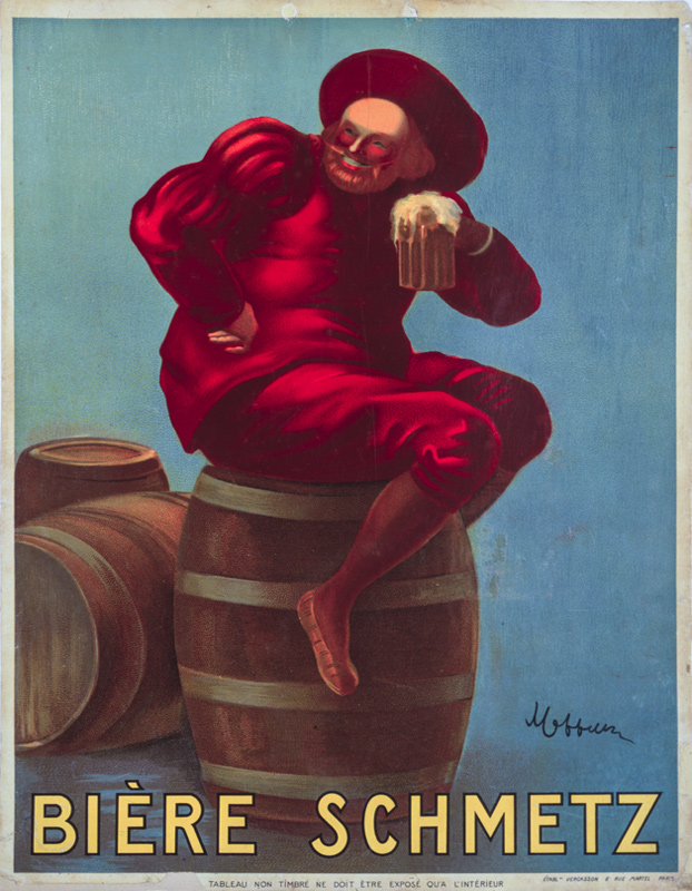 Lithographie publicitaire : Bière Schmetz
