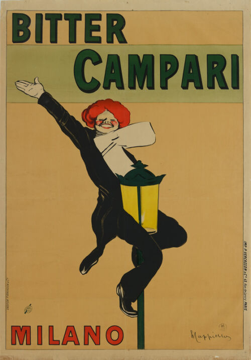 Lithographie publicitaire : Bitter Campari