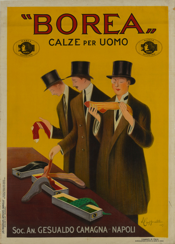 Advertising lithograph: Borea