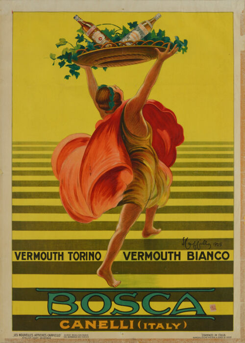 Lithographie publicitaire : Bosca