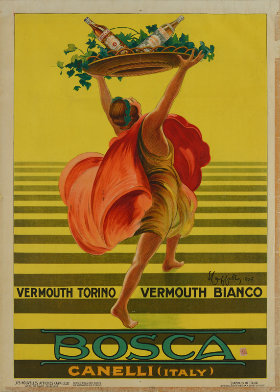 Lithographie publicitaire : Bosca