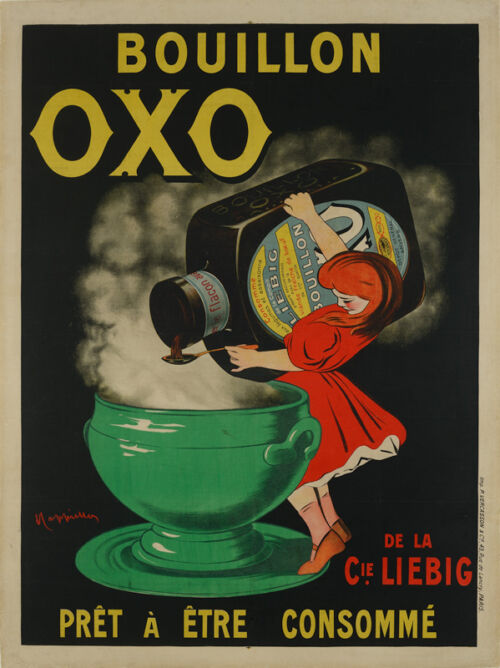 Lithographie publicitaire : Bouillon Oxo