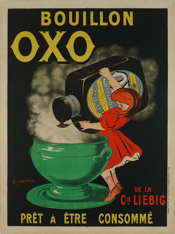 Lithographie publicitaire : Bouillon Oxo