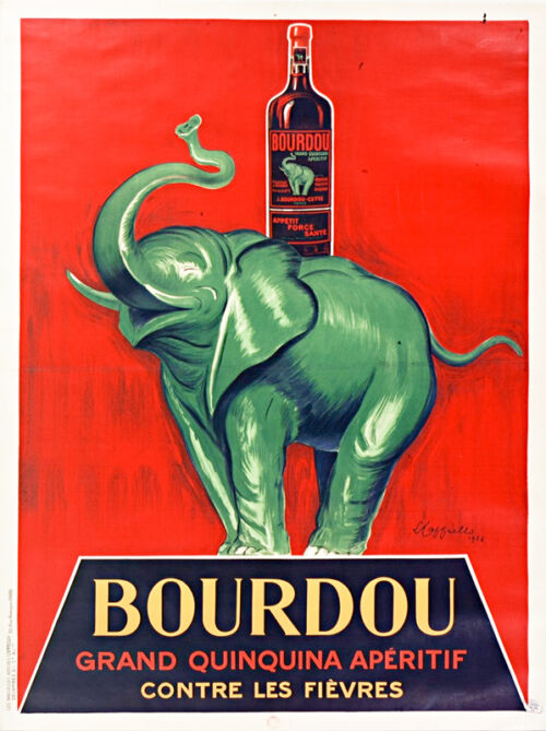 Lithographie publicitaire : Bourdou
