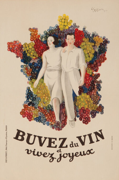 1933 - Un couple de Français bras dessus