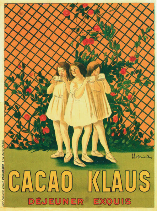 Lithographie publicitaire : Cacao Klaus