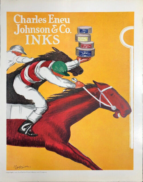 Lithographie publicitaire : Charles Eneu / Johnson & Co.