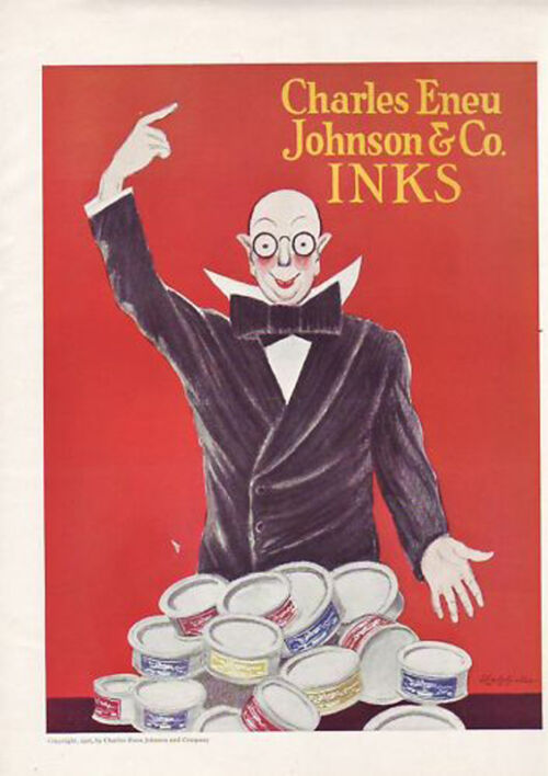 Lithographie publicitaire : Charles Eneu / Johnson & Co.