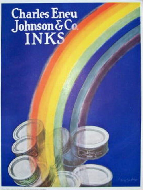 Lithographie publicitaire : Charles Eneu / Johnson & Co.