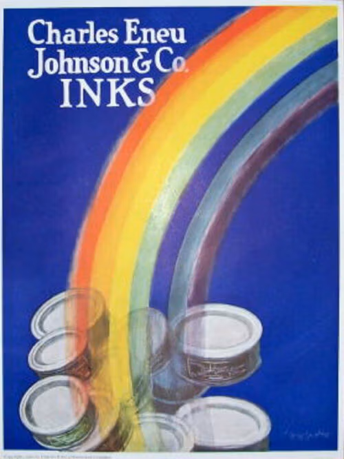 Lithographie publicitaire : Charles Eneu / Johnson & Co.