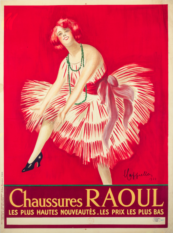 Lithographie publicitaire : Chaussures Raoul