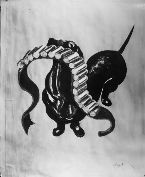 1930 - Cappiello a peint son basset