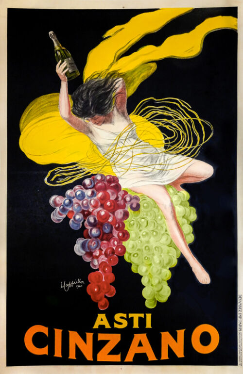 Lithographie publicitaire : Cinzano (1920)