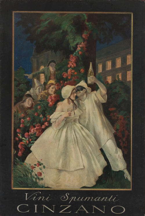 Lithographie publicitaire : Cinzano Vini Spumenti
