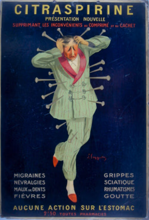 Lithographie publicitaire : Citraspirine / Vicéine